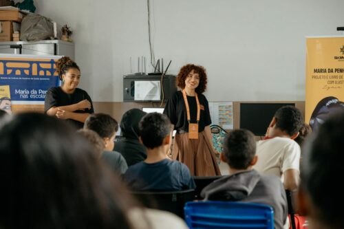 Caravana Maria da Penha nas Escolas chega à cidade de Goiás com ações preventivas e educativas contra a violência à mulher