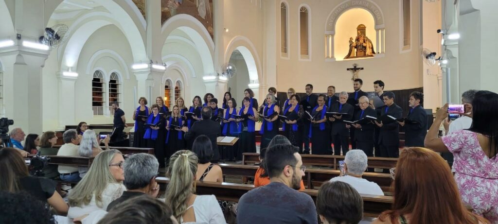 XVII Encontro de Corais da Cidade de Goiás acontece entre os dias 12 e 15 no Santuário de Nossa Senhora do Rosário. (Foto: Alex Pereira)