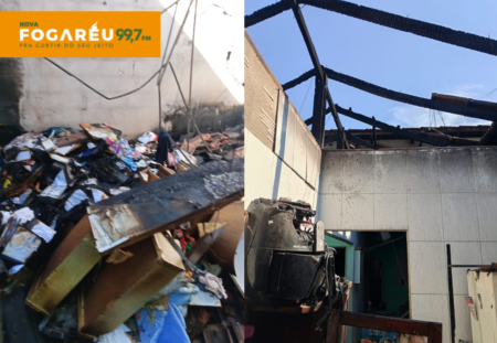 Casa no João Francisco fica praticamente destruída após queda de raio. Veja como ajudar os moradores da residência
