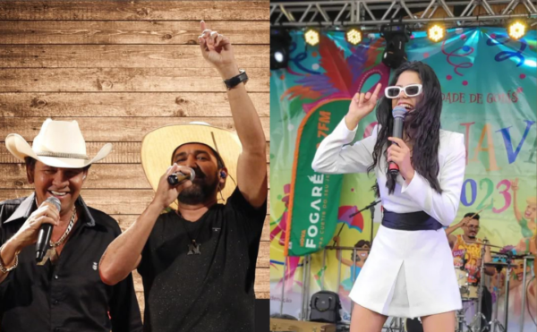 Nerildo e Nerivan, Bárbara Castilho e Kauã e Renan se apresentam neste sábado (19), último dia do Festival Nova Fogaréu, no Mercado Municipal